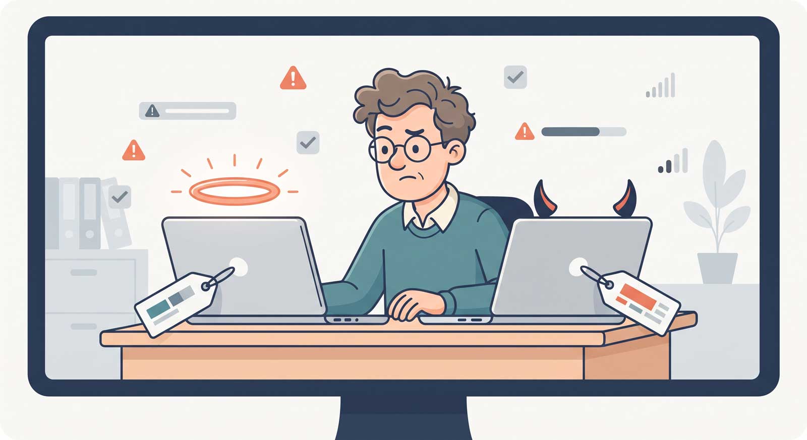 Illustration representing independent hardware purchase advice.